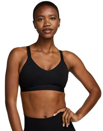 Теннисный бюстгальтер Nike Indy Medium Support Padded Adjustable Sports - black/black