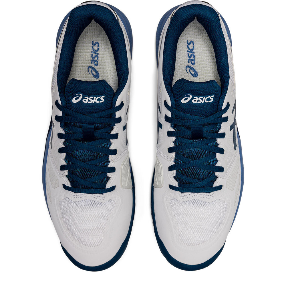 Мужские кроссовки теннисные Asics Gel-Challenger 13 - white/light indigo
