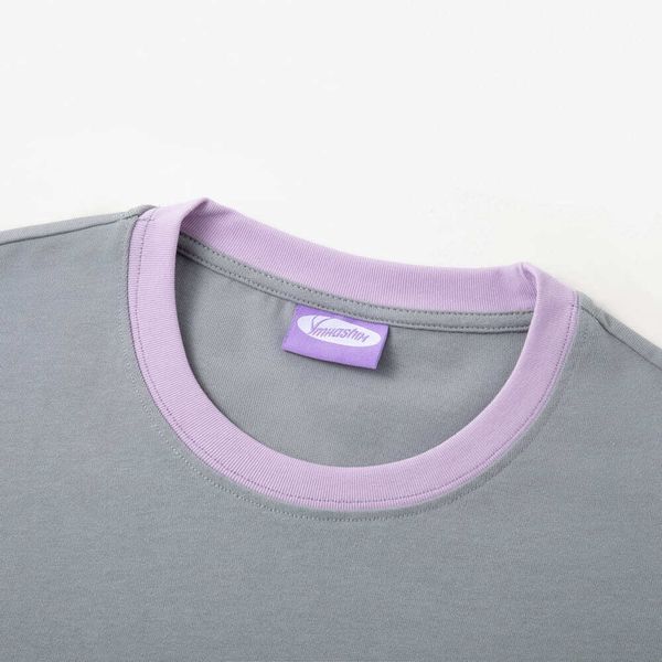 Футболка Love серая / пурпурная - фото 3