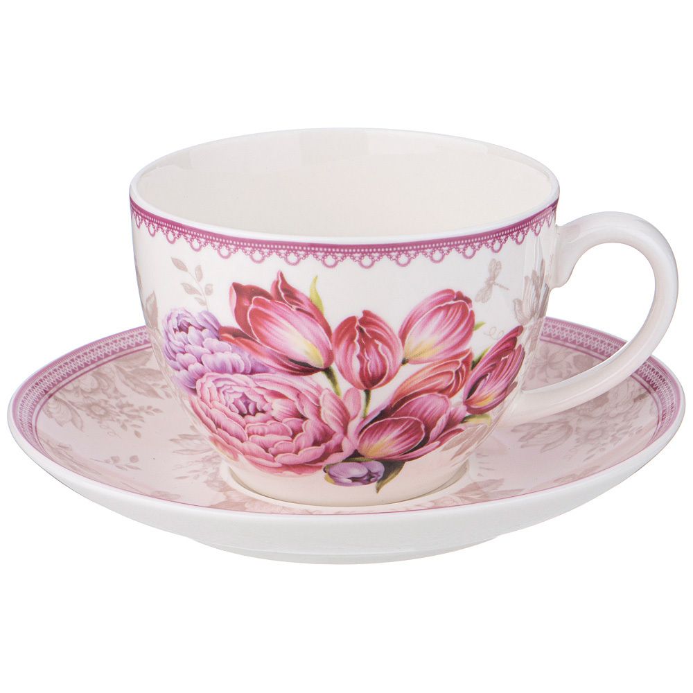 ЧАЙНАЯ ПАРА LEFARD ТЮЛЬПАНЫ 280 МЛ