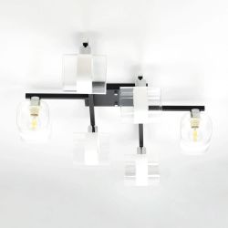 Citilux Вирта CL139165 Люстра потолочная Чёрная Матовая