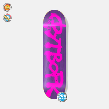 Дека Футворк Progress Лого Неон Фиолетовый