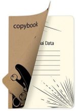 Тетрадь 40 л. в клетку обложка КРАФТ, бежевая бумага 70 г/м2, сшивка, А5 (147х210 мм), СКЕЙТЕР, BRAUBERG, 403757