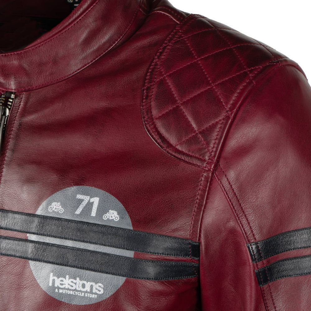 Blouson Chevy Cuir Buffalo / Бордовый