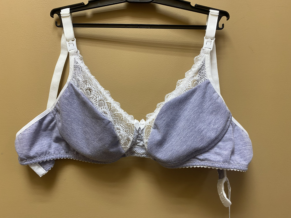 Бюстгальтер "Джулия" для беременных и кормящих из 65% хлопка , цвета в ассортименте, размеры 80D,85C