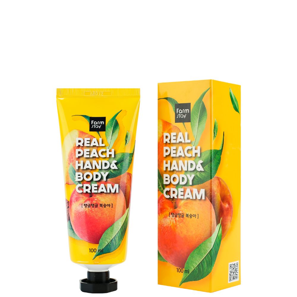 Крем для рук с экстрактом персика FARMSTAY Real Peach Hand&amp;Body Cream 100 мл