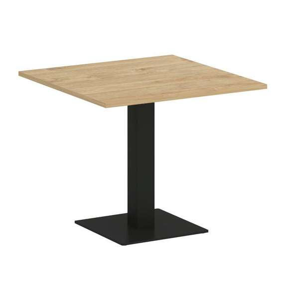 Onix Direct Стол квадратный O.SPRG-2 Тиквуд Светлый/Металл Черный 900*900*750
