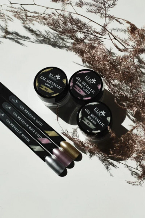 Klio Gel metallic Rose, 5 гр