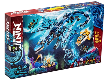 Конструктор Ninja " Водный дракон " ,749 дет.