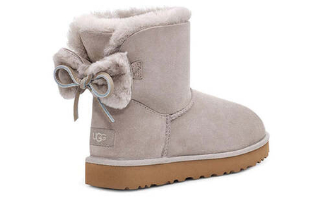 UGG Угги Classic Double Bow Mini, натуральный