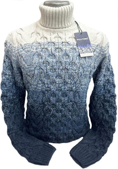 Pulltonic из шерсти и кашемира "ТРИКОЛОР". Размер 50-54