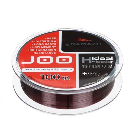 Леска Namazu "Joo", L-100 м, d-0,2 мм, test-3,75 кг, черная