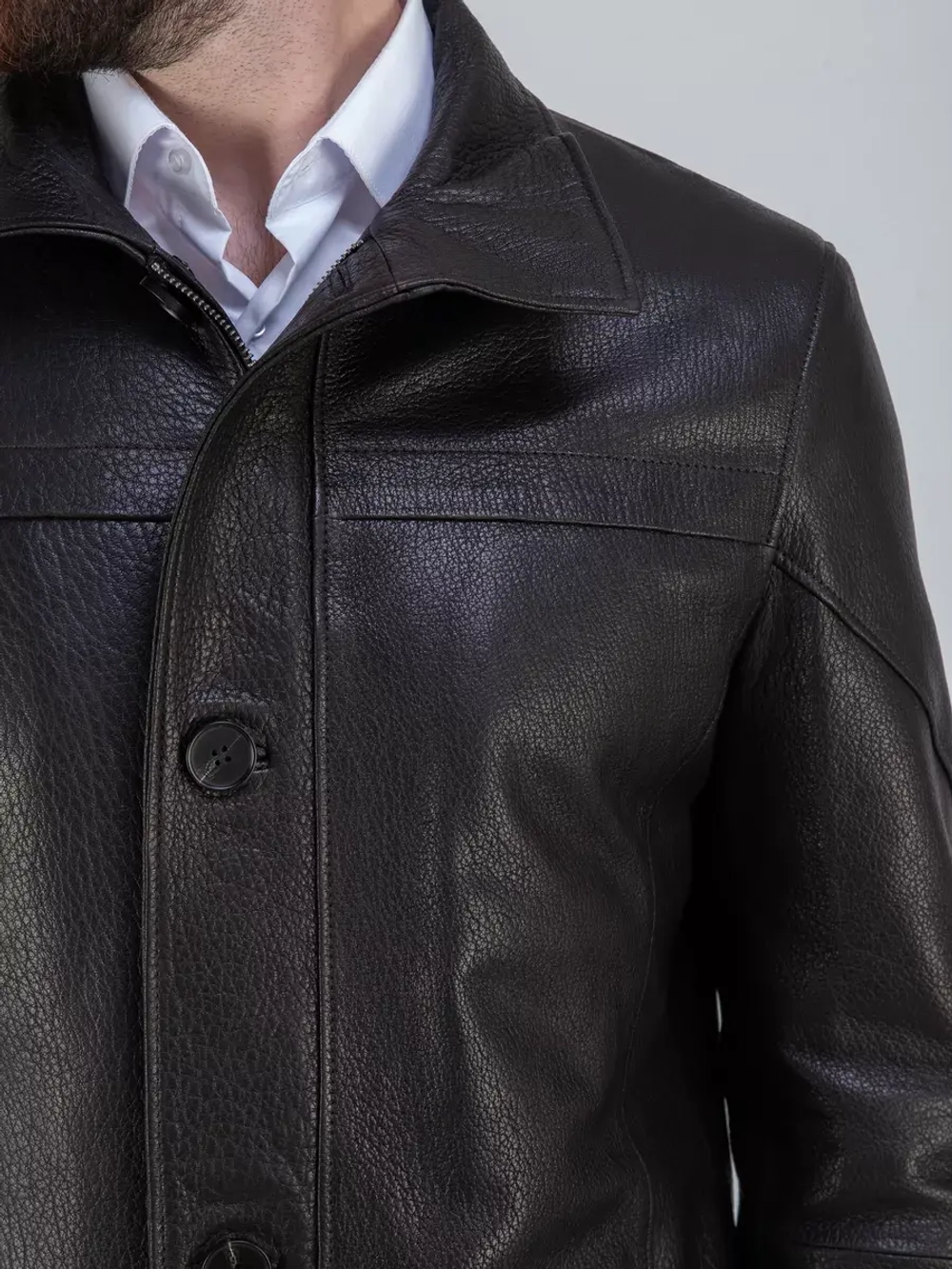 Куртка кожаная демисезонная Турция