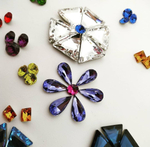 evoli 4717 Delta Fancy Stone - Crystal