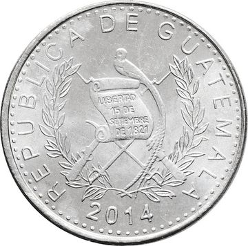5 сентаво 2014 Гватемала. Хлопковое дерево
