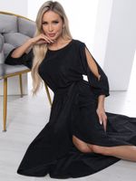 Платье Танго вдвоем (черный люрекс) П12140 LT Collection