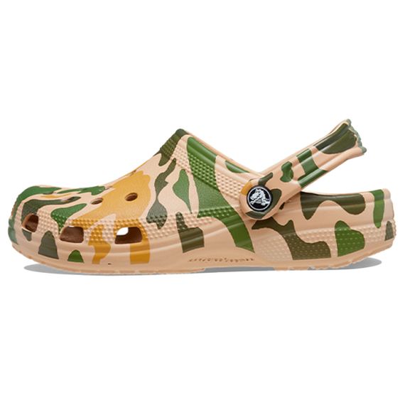 Crocs Classic Printed Camo 'Brown Green'