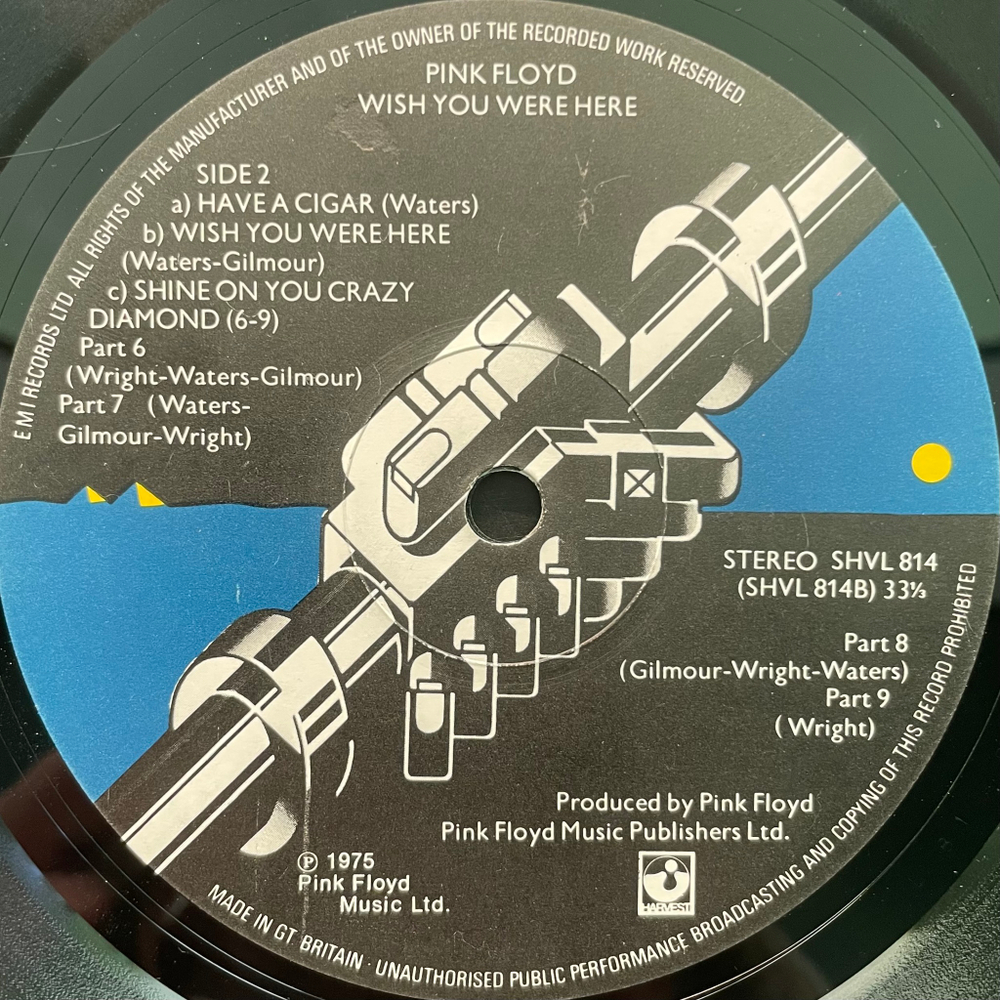 Pink Floyd - Wish You Were Here (Англия 1976г.)