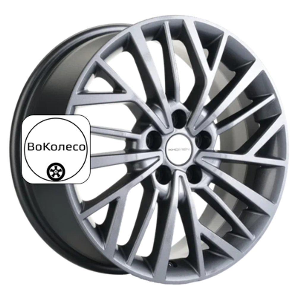 7x17/5x114,3 ET37 D66,5 KHW1717 (Jolion) Gray Khomen Wheels