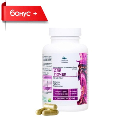 Сoncentrate for Kidneys, Концентрат для Почек с лопухом и витамином С №60