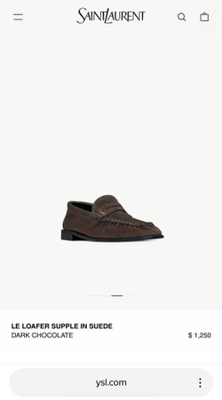 Лоферы Yves Saint Laurent Casandre