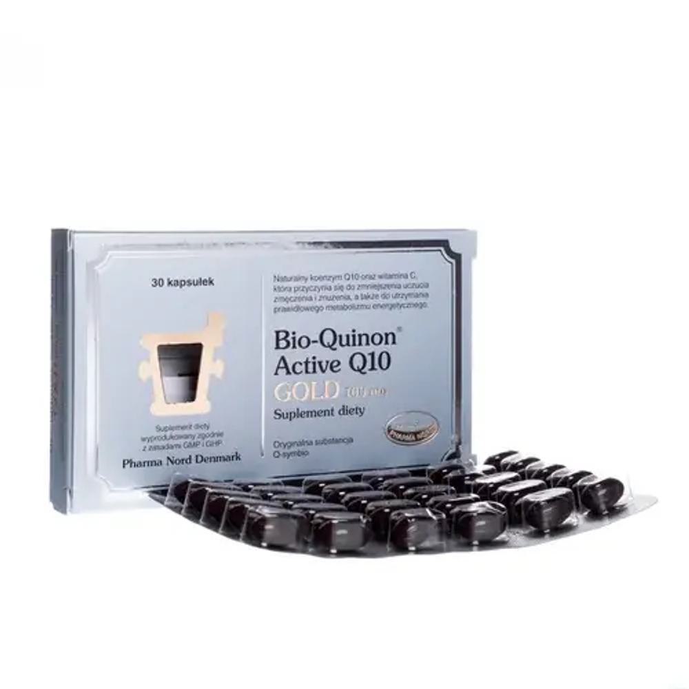 Bio-Quinon Active Q10 Gold - 100 мг, диетическая добавка, 30 капсул