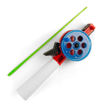 Зимняя удочка WestMan 55АБС/ПКСР, пенопластовая ручка (5шт/уп), Сине-красный