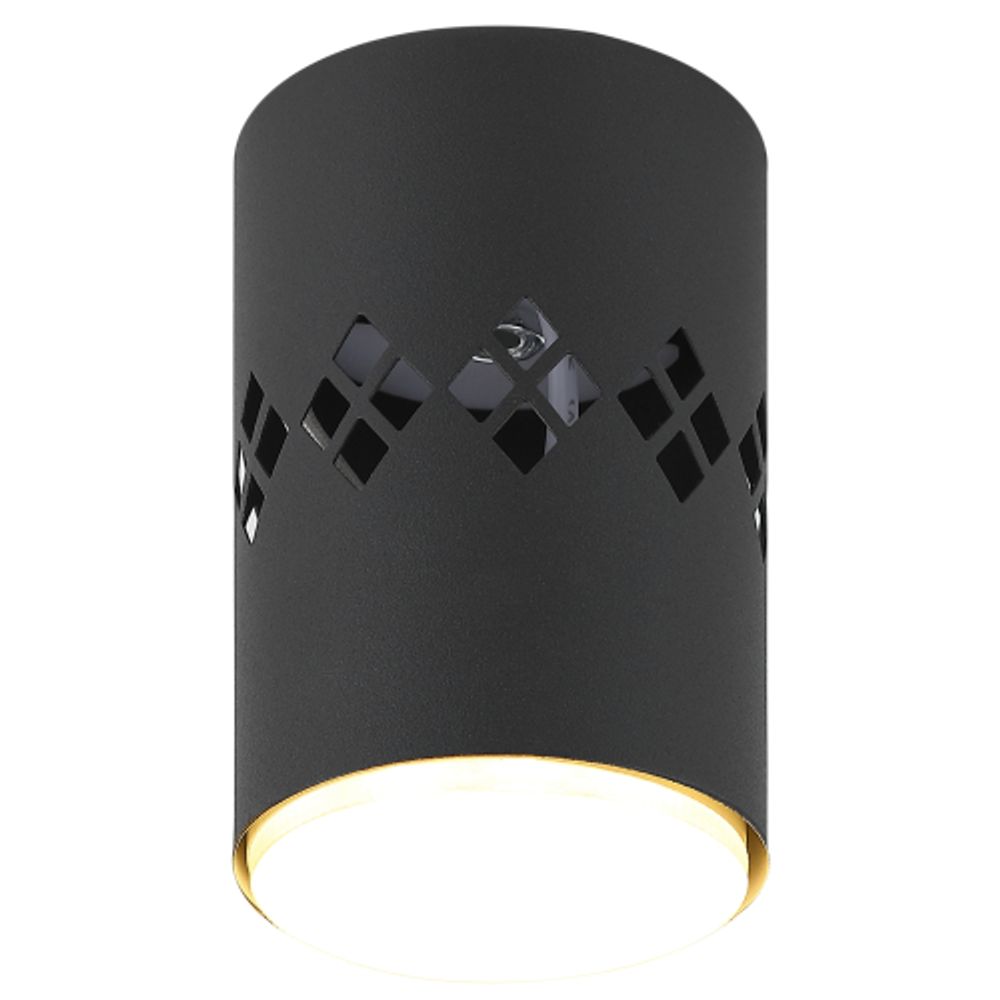 Светильник накладной ЭРА OL10 LD GX53 BK под лампу GX53 со светодиодной подсветкой 1Вт черный