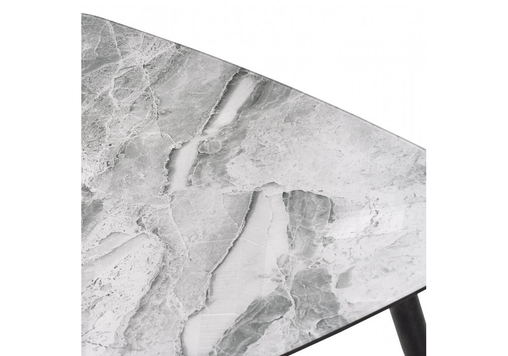 Журнальный стол Woodville Рамси серый мрамор