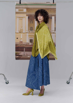 Юбка удлиненная print 291-04, M 2429