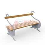 Скамейка Лебедь