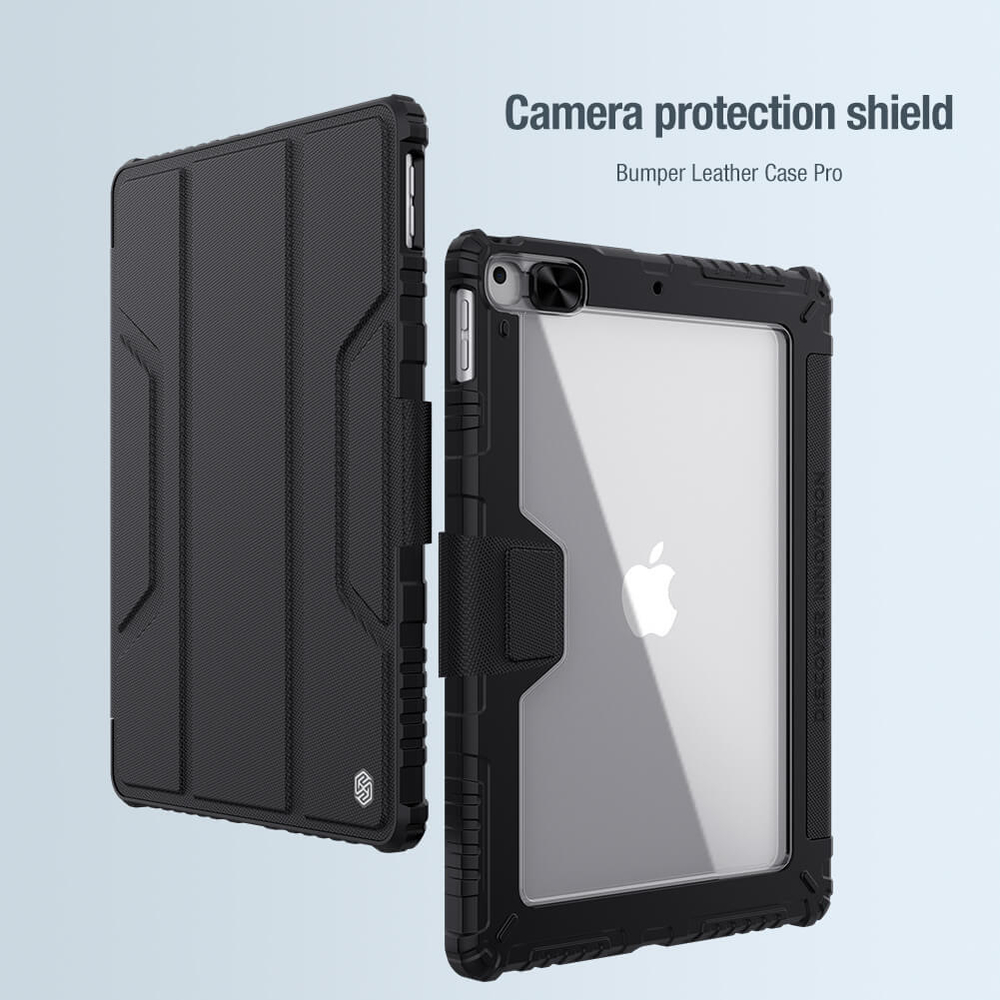 Противоударный чехол BUMPER NILLKIN LEATHER CASE PRO c защитой камеры для Apple iPad 10.2 (2019/2020/2021)