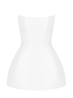 Платье - корсет с баской