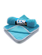 Dry Monster – Синяя микрофибра для сушки с оверлоком 55x75см 560гр/м