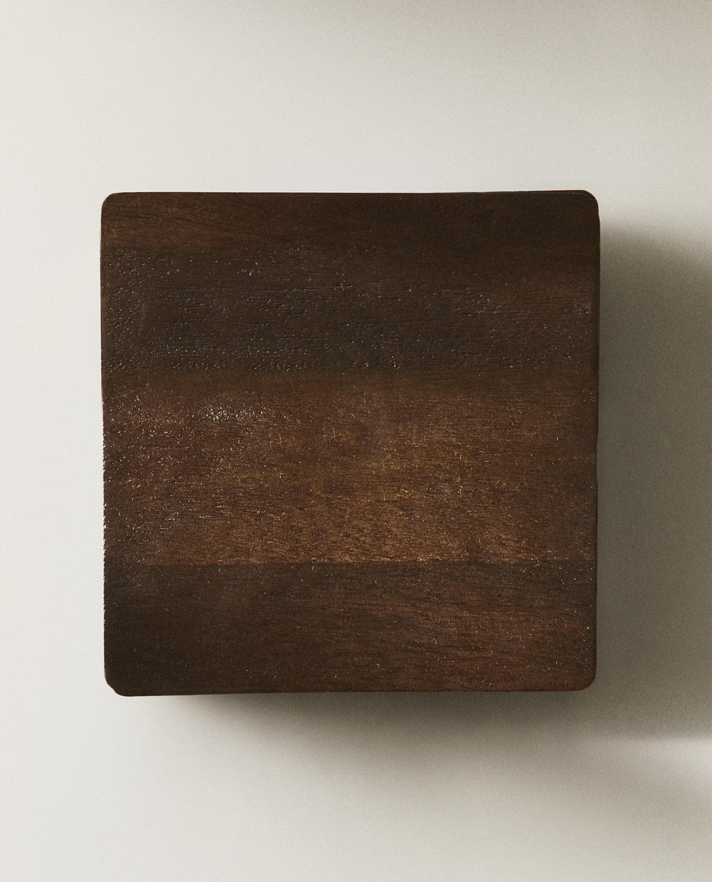 Zara Home Коробка для хранения из дерева, цвет коричневый, 14 см