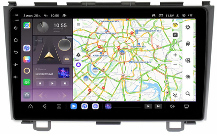 Магнитола для Honda CR-V 2006-2012 - Kuberg QLed, Android 13, TS20, CarPlay, SIM-слот