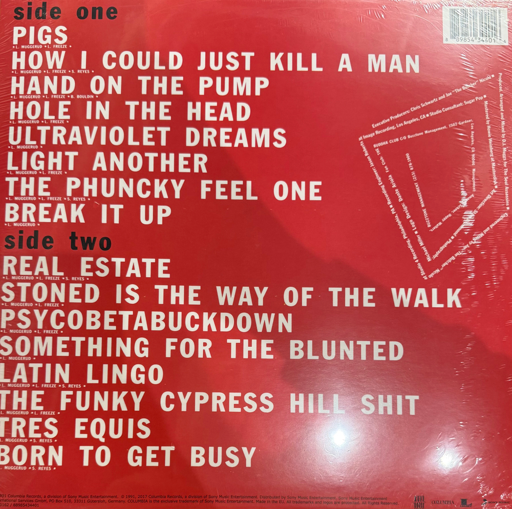 Виниловая пластинка Cypress Hill - Cypress Hill LP