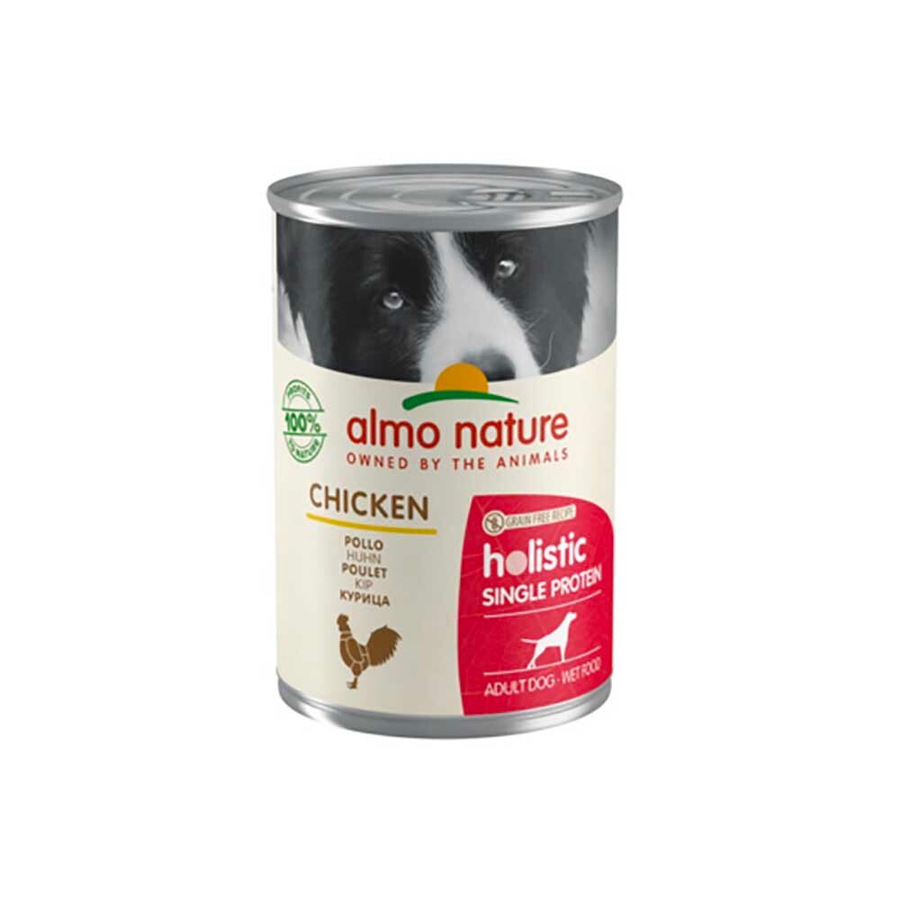 Almo Nature Holistic 400 г (курица) - консервы монобелковые для собак с чувствительным пищеварением