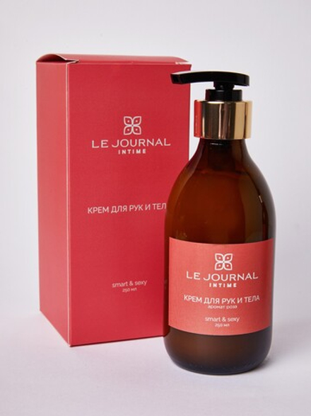 Крем "Роза" для рук и тела (коралловая упаковка)