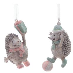 GAEM Изделие декоративное подвесное "Ёжик", L3,5 W4,5 H9,5 см, 2в.