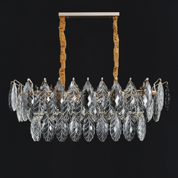 Люстра D8011P/L-800 gold/smoky