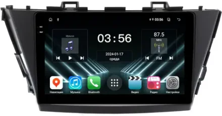 Магнитола для Toyota Prius Alpha 40 2011-2014 (правый руль) - FarCar DX9-9533 монитор 9.5" IPS на Android 13, 4+64Гб, CarPlay