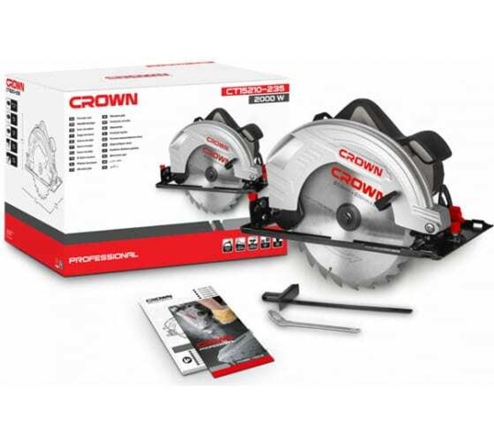 Пила дисковая Crown CT15210-235
