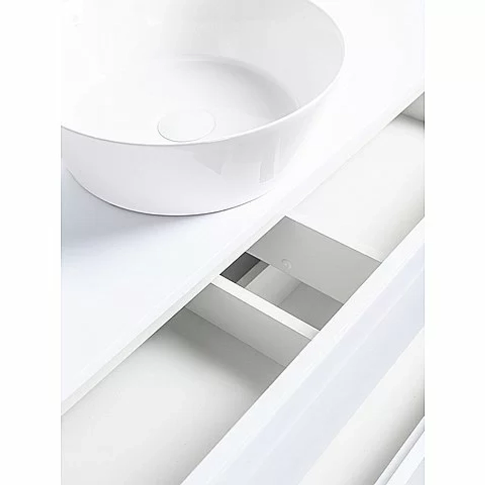 Тумба с раковиной Orange Otto Ot-100TuMDF+B08-360W 100 белая