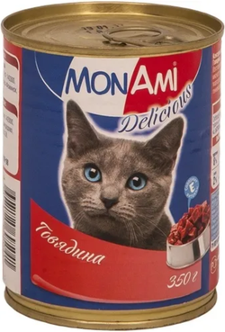 Монами для кошек Говядина 350г.*20шт.