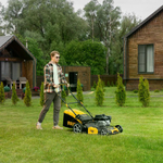 Газонокосилка бензиновая Denzel GLR-510SP-ZS 51 см, привод, травосборник 65 л 58825