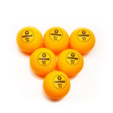 Мяч для наст. тенниса TORRES Club 2*, TT23013, диам. 40+ мм, упак. 6 шт, оранжевый