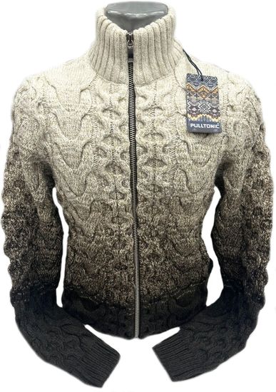 p-p 58-62. Pulltonic из шерсти и кашемира "ТРИКОЛОР". На разъемном замке. BATAL