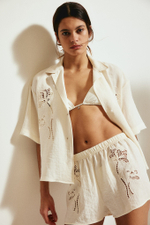 Шорты broderie anglaise