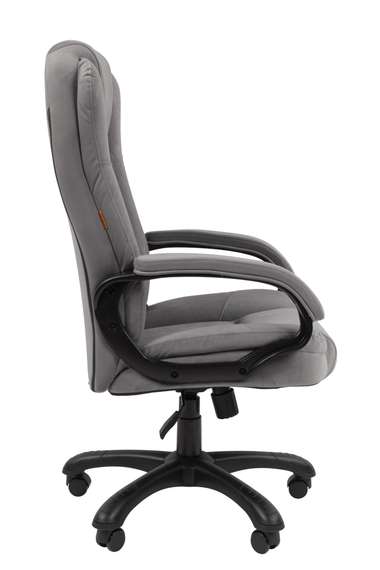 Кресло Chairman Home 600 Россия ткань Т-55 серый